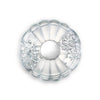 '- Snack Tray (Large) - Bliss of Moon and Chrysanthemum - LIULI Crystal Art