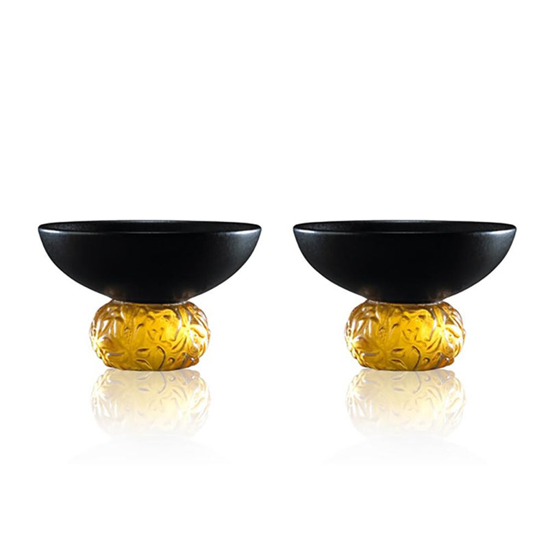'-- DELETE -- The Two of Us—Sip of Preciousness (Set of 2) - LIULI Crystal Art
