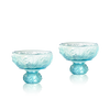 Virtuous Orchid (A Drink to Virtue) - Sake Glass, Shot Glass (Set of 2) - LIULI Crystal Art